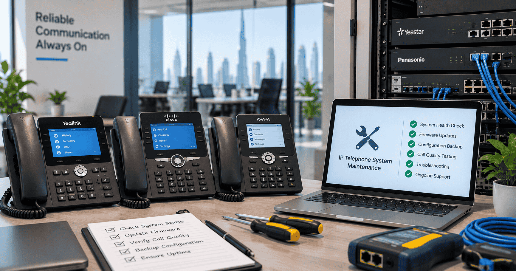 IP Telephone System Installation & IP PBX Installation in Dubai & UAE