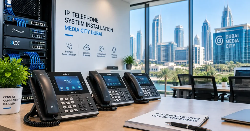 IP Telephone System Installation & PBX Installation in Media City Dubai, UAE
